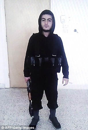 This image was purportedly taken of Muhammad Musallam dressed in combat gear on the Syrian-Turkish border several weeks after he left to join jihadists