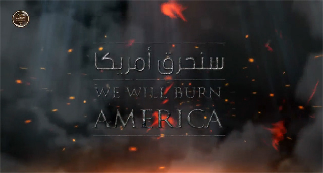 Screenshot from the film 'We Will Burn America.'