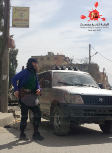 A member of Hesba affiliated to ISIS inside the city of Raqqa