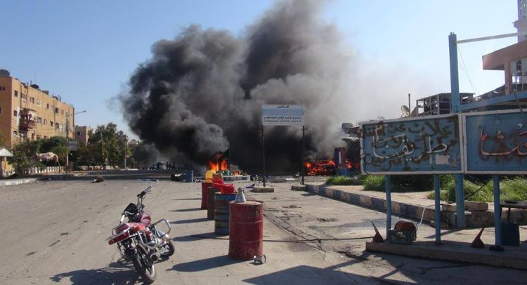 Tabqah city is under siege