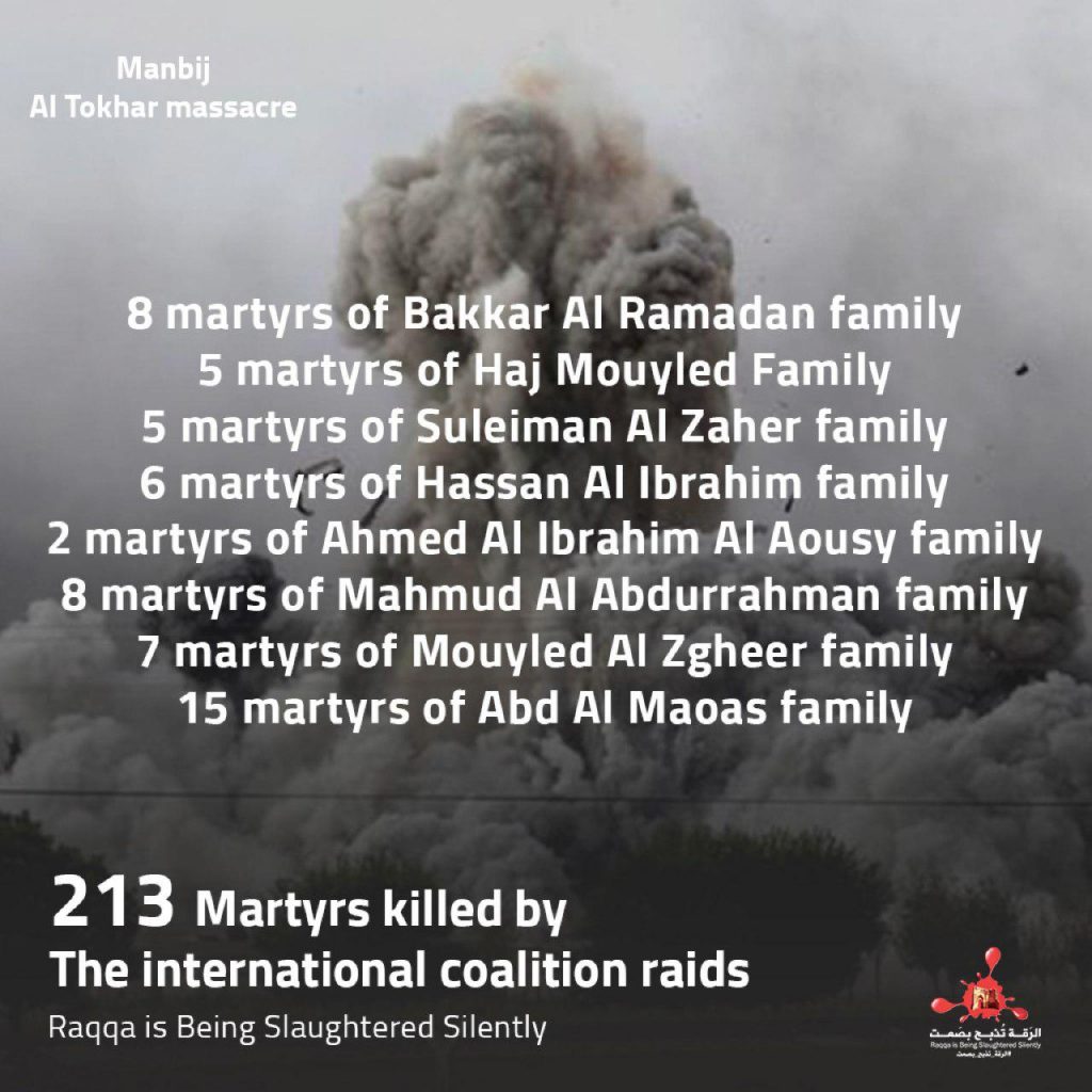 Statistics for the battles in ‪Manbij‬ From 17.July to 29.July "2016"